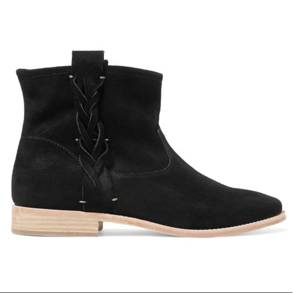 Soludos Braided Suede Ankle Booties